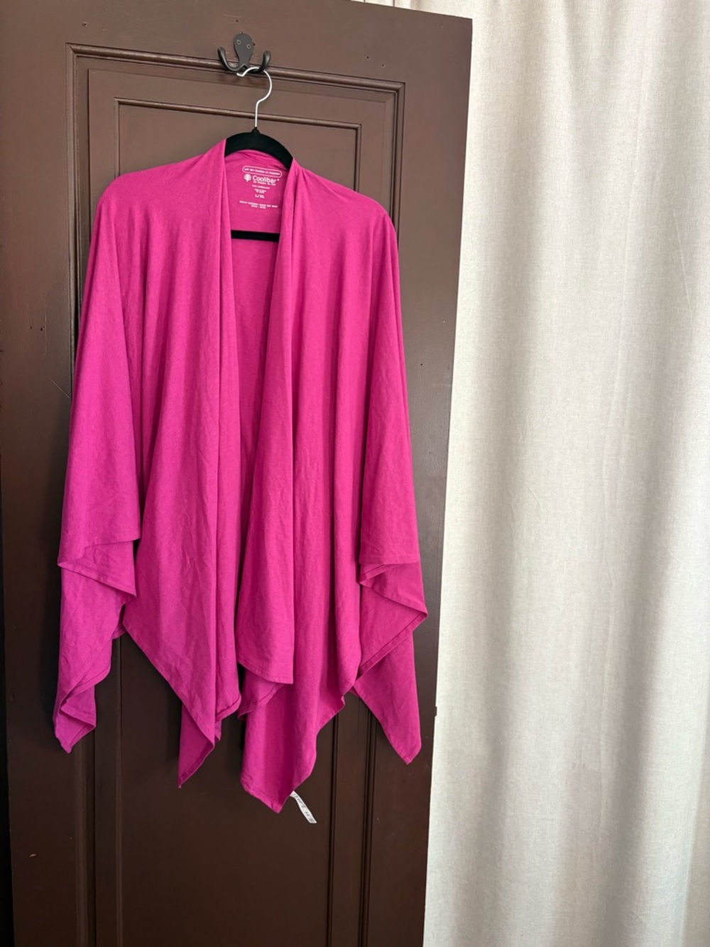 Coolibar fuchsia Railay everyday beach sun wrap shawl UPF 50 women’s L / XL